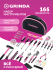 GRINDA Pink Force 165 предм, универсальный набор инструмента (22109)